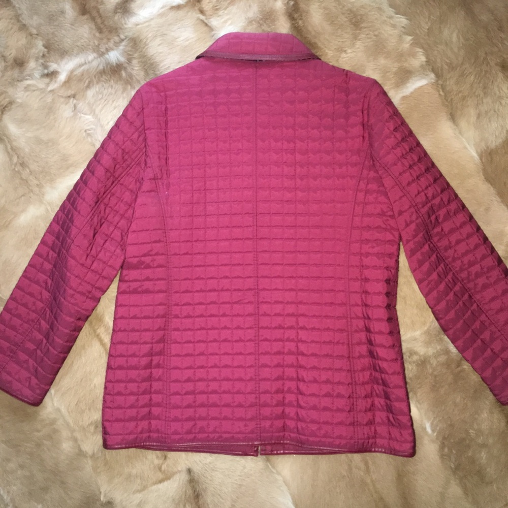 Liz Claiborne Red Quilted Jacket XL - Picture 6 of 7